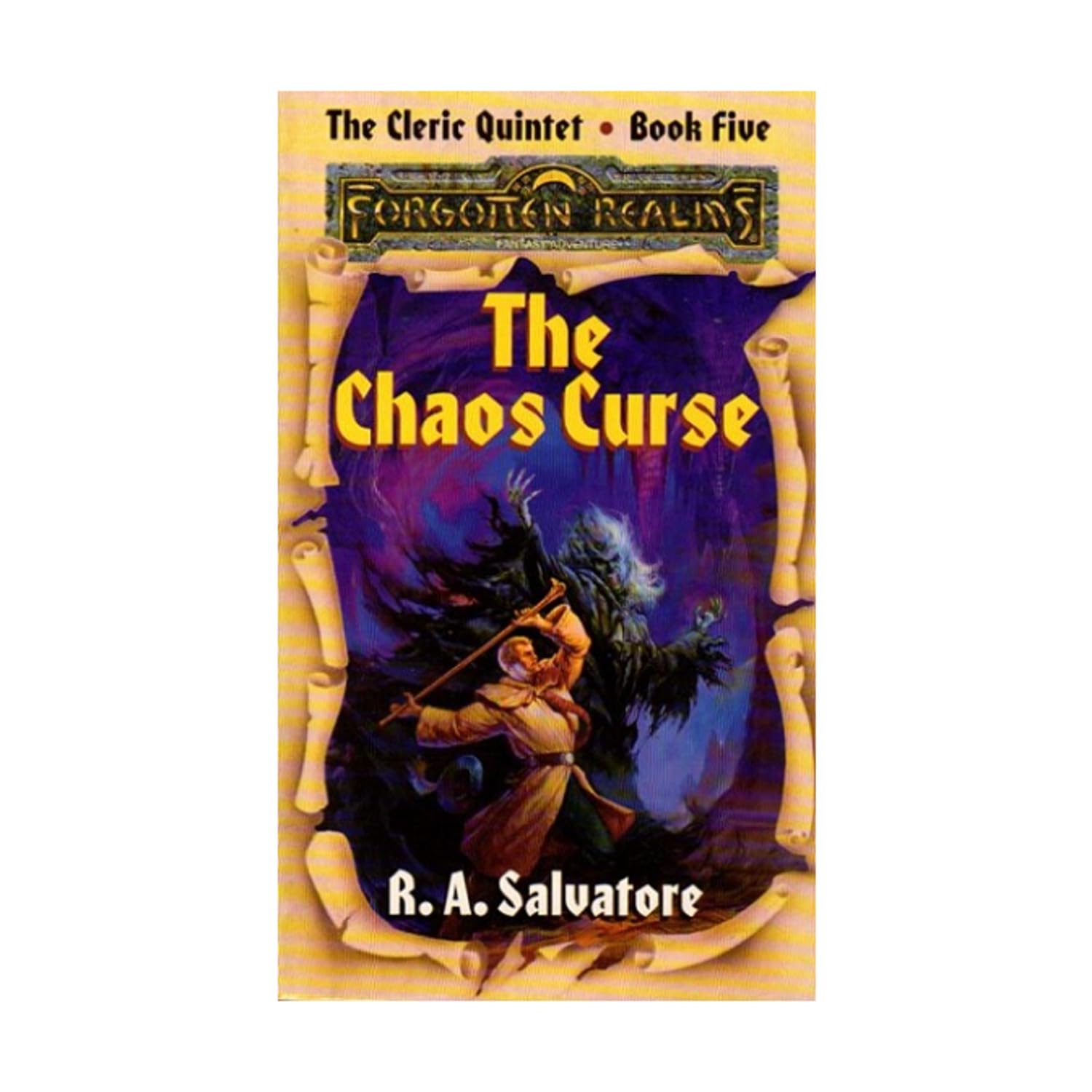 The Chaos Curse (Forgotten Realms: the Cleric Quintet, 5),Used