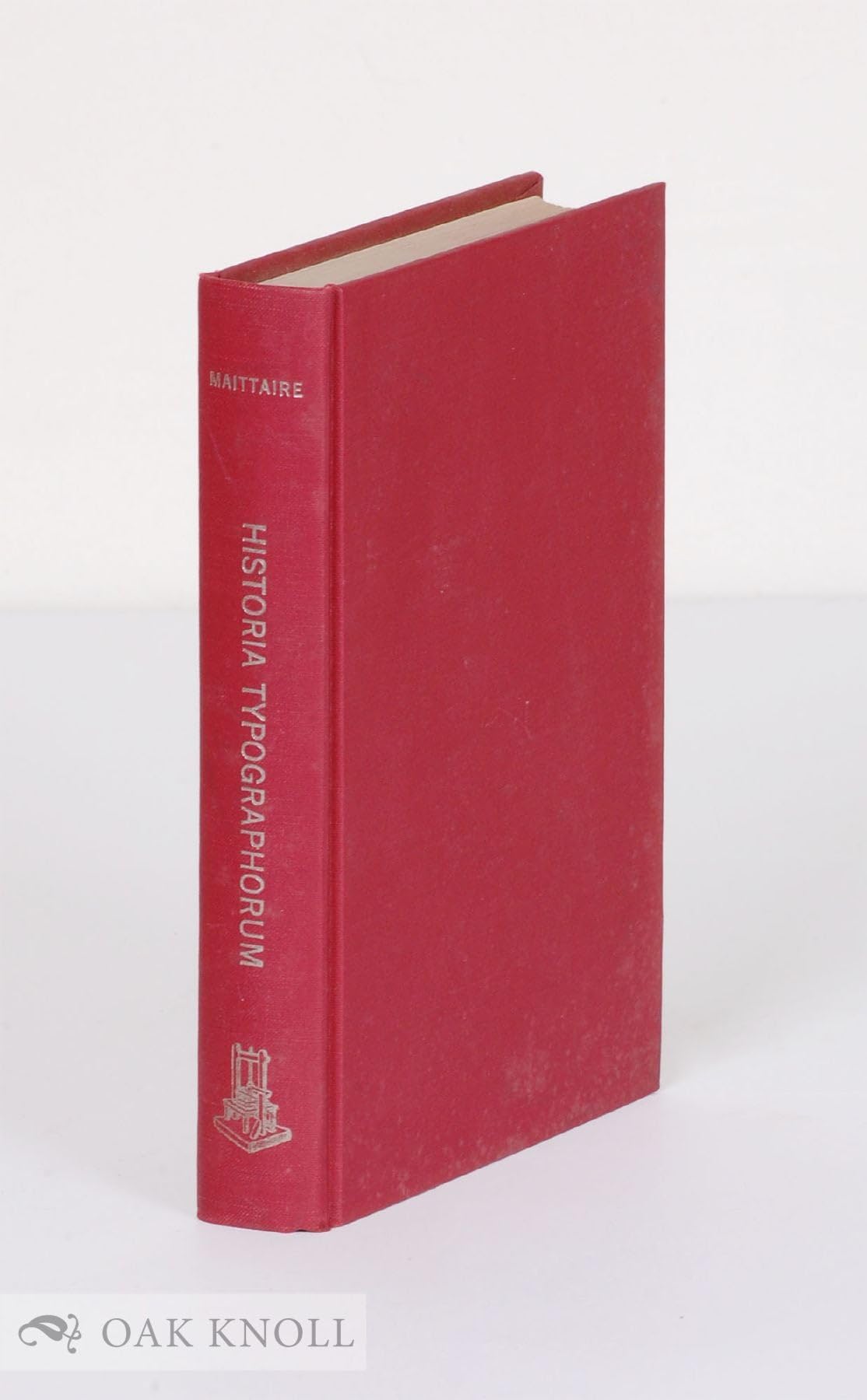 Historia Typographorum Aliquot Parisiensium Vitas and Libros Complectens (Latin Edition),Used
