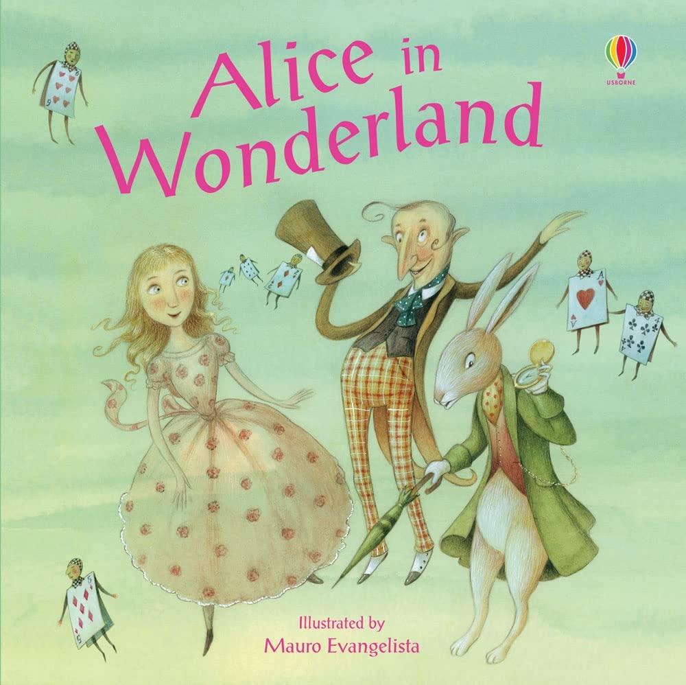 Alice in Wonderland. Illustrated by Mauro Evangelista,Used