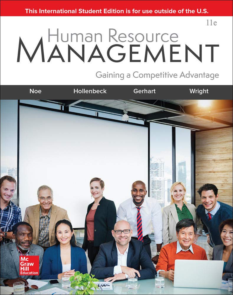 Human Resource Management 11Th Edition [Paperback] Noe,Used