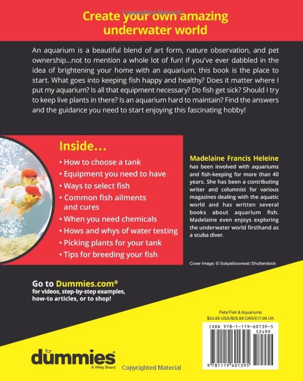 Freshwater Aquariums For Dummies,Used