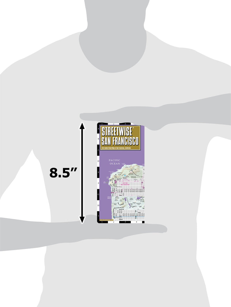 Streetwise San Francisco Map  Laminated City Center Street Map of San Francisco, California  Folding pocket size travel map wi,Used