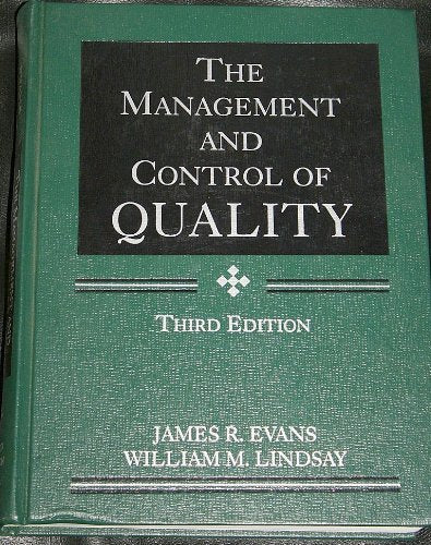 Management And Control Of Quality,Used