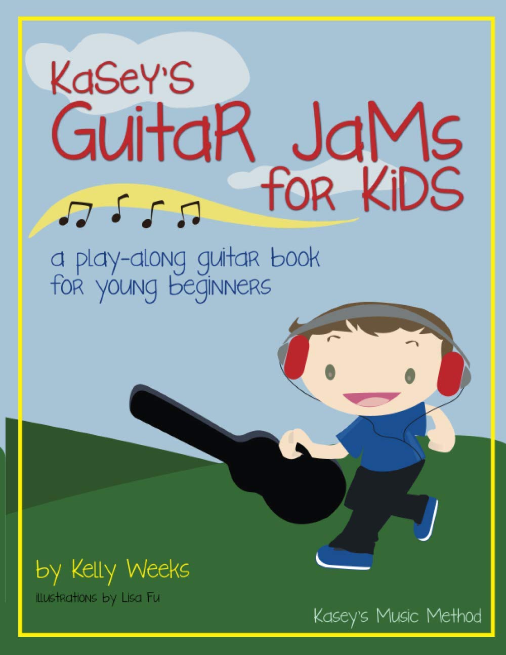 Kasey's Guitar Jams for Kids: A PlayAlong Guitar Book for Young Beginners,Used