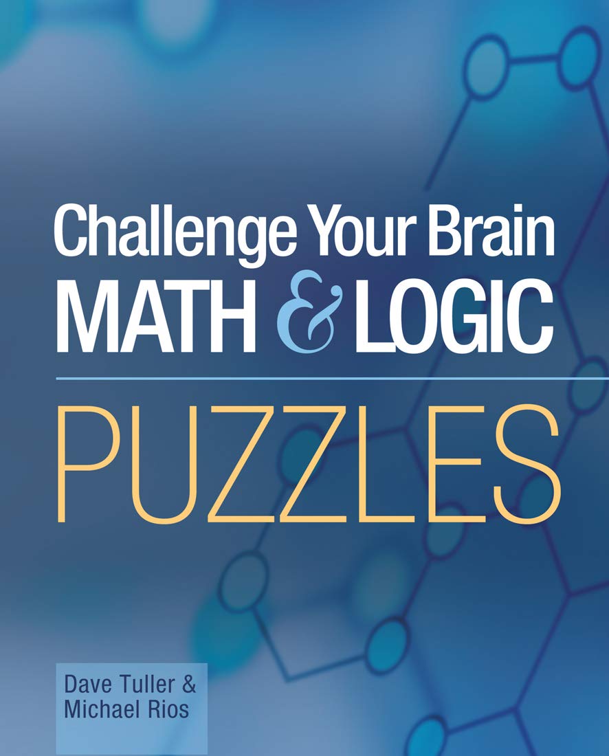 Challenge Your Brain Math & Logic Puzzles,Used