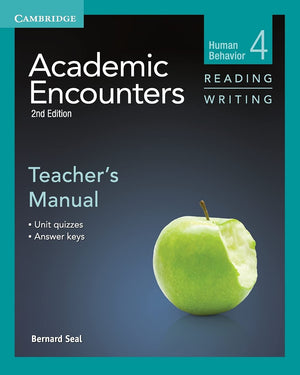 Academic Encounters Level 4 Teacher's Manual Reading and Writing: Human Behavior,Used