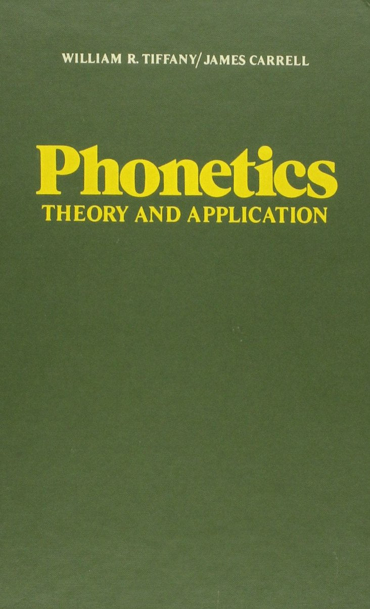 Phonetics : Theory and Application,Used