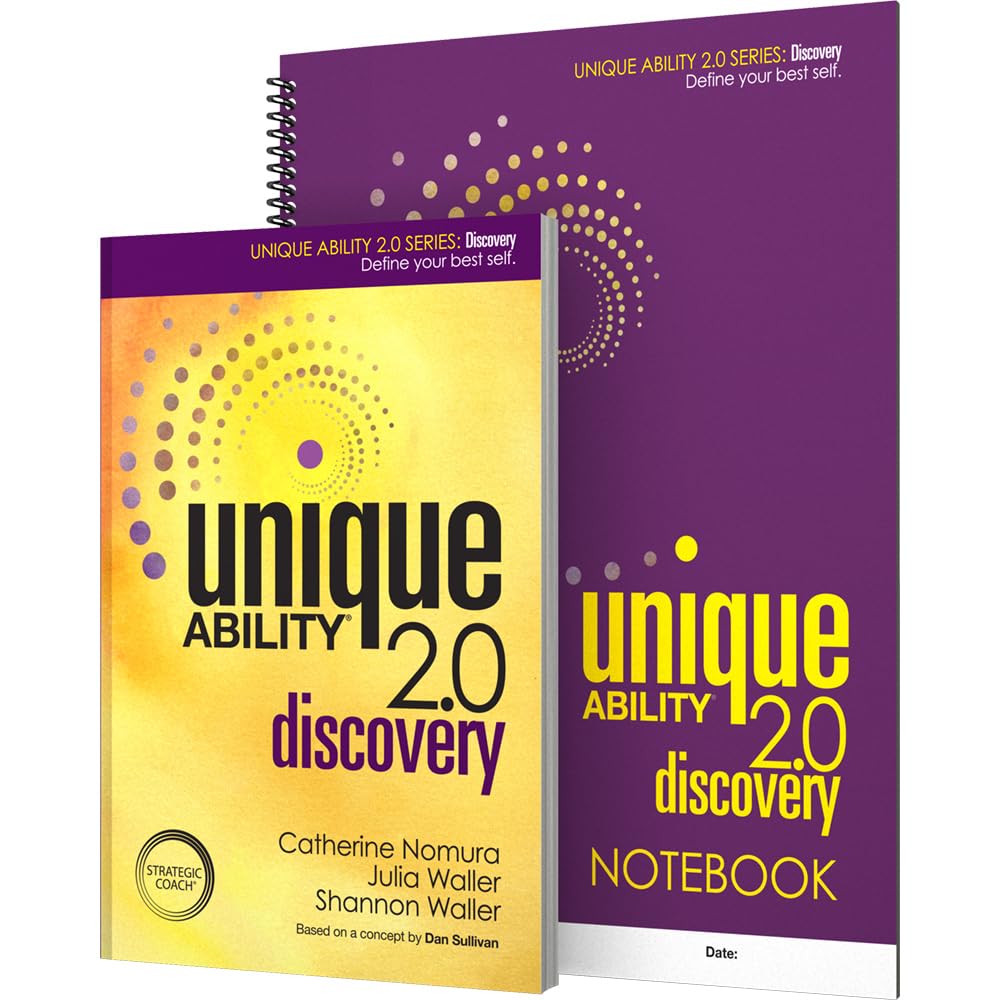 The Strategic Coach, Inc. Unique Ability® 2.0 Discovery Book & Workbook Set
