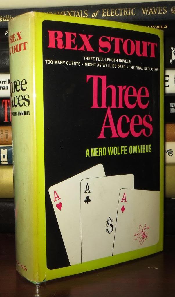 Three Aces (A Nero Wolfe Omnibus),Used