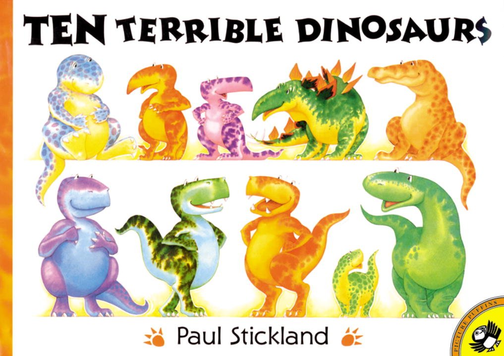 Ten Terrible Dinosaurs (Picture Puffins),New