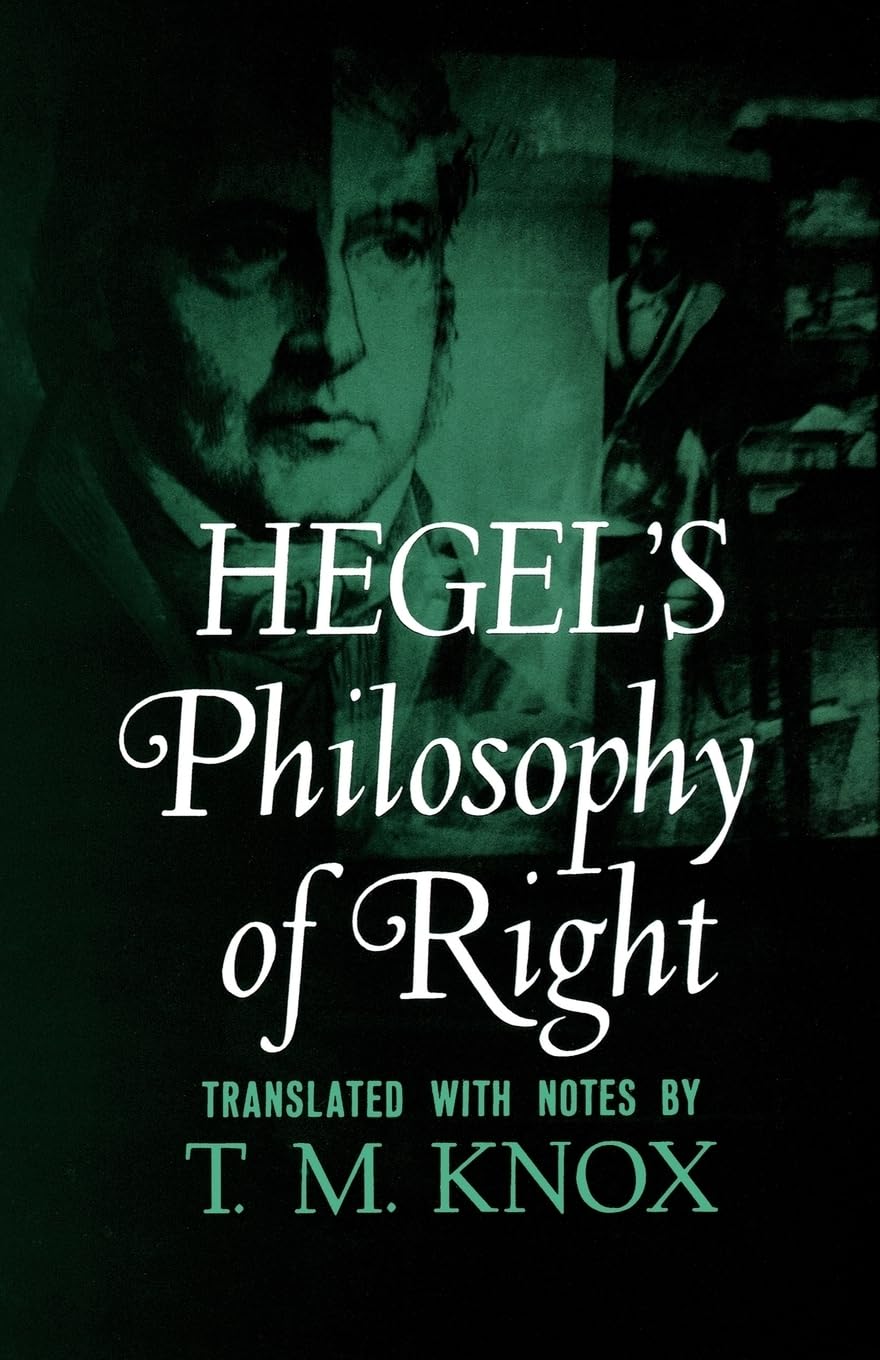Hegel'S Philosophy Of Right