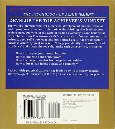 The Psychology Of Achievement,Used
