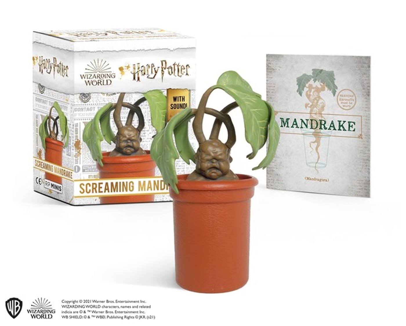 Harry Potter Screaming Mandrake: With Sound! (Rp Minis),Used
