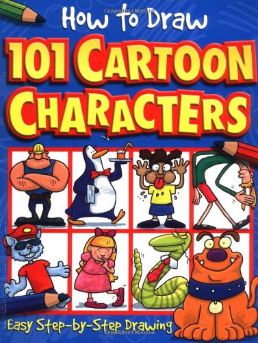 How to Draw 101 Cartoon Characters,Used