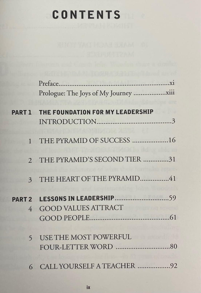 Wooden on Leadership: How to Create a Winning Organization,Used