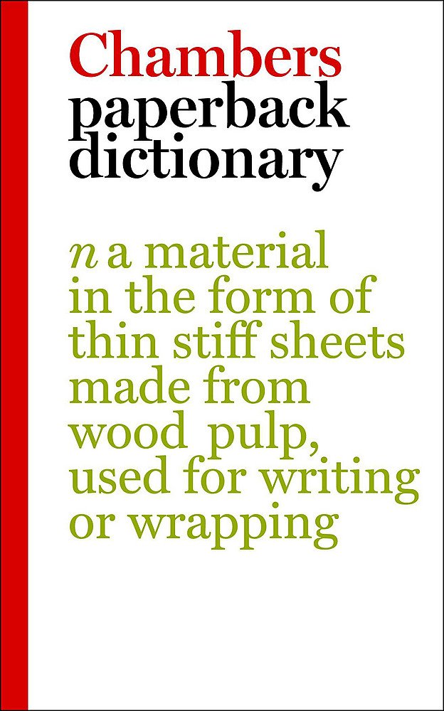 Chambers Paperback Dictionary,Used