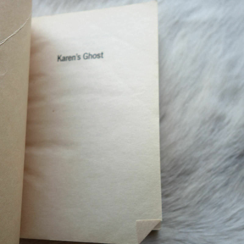 Karens Ghost (Babysitters Little Sister #12) (Little Apple Paperbacks),New