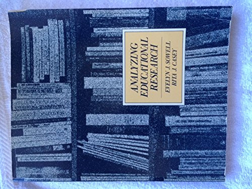 Analyzing Educational Research,Used