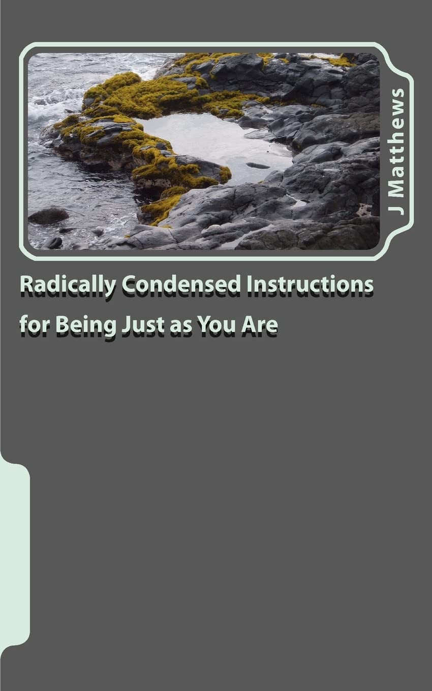 Radically Condensed Instructions for Being Just as You Are,New