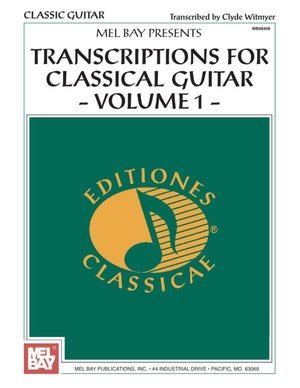 Transcriptions for Classical Guitar, Volume 1,Used