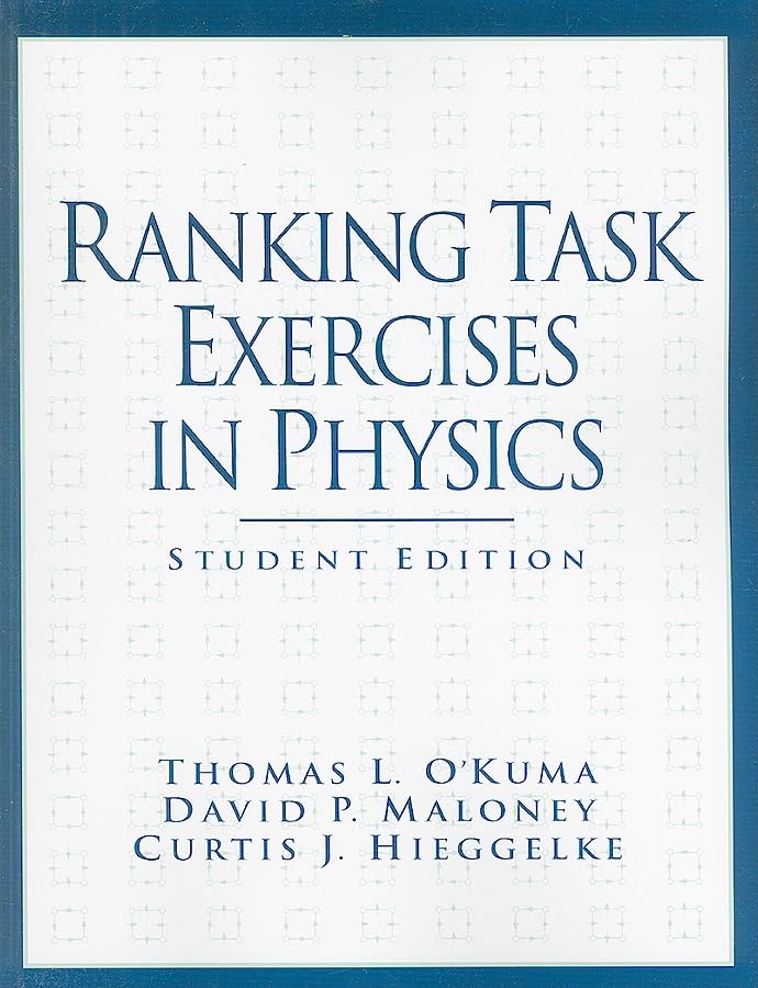 Ranking Task Exercises in Physics: Student Edition,New