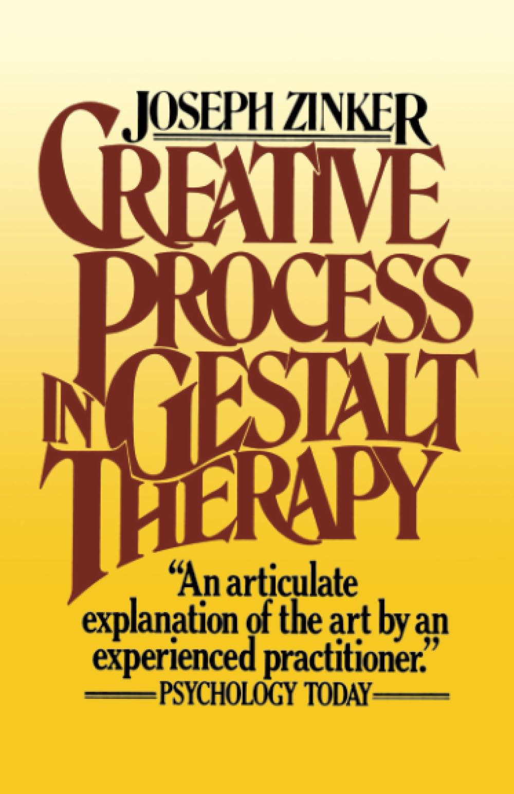 Creative Process in Gestalt Therapy,Used