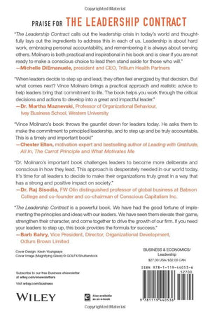 The Leadership Contract: The Fine Print to Becoming an Accountable Leader,Used