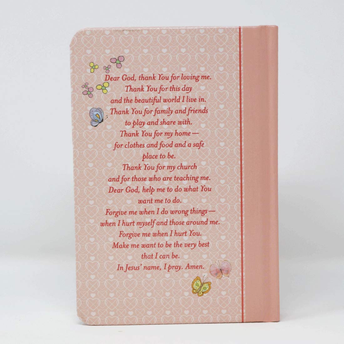 NKJV, Precious Moments Holy Bible, Hardcover, Pink: Small Hands Bible,New