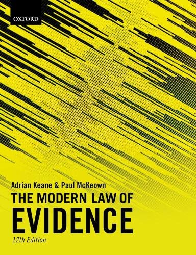 The Modern Law of Evidence,Used