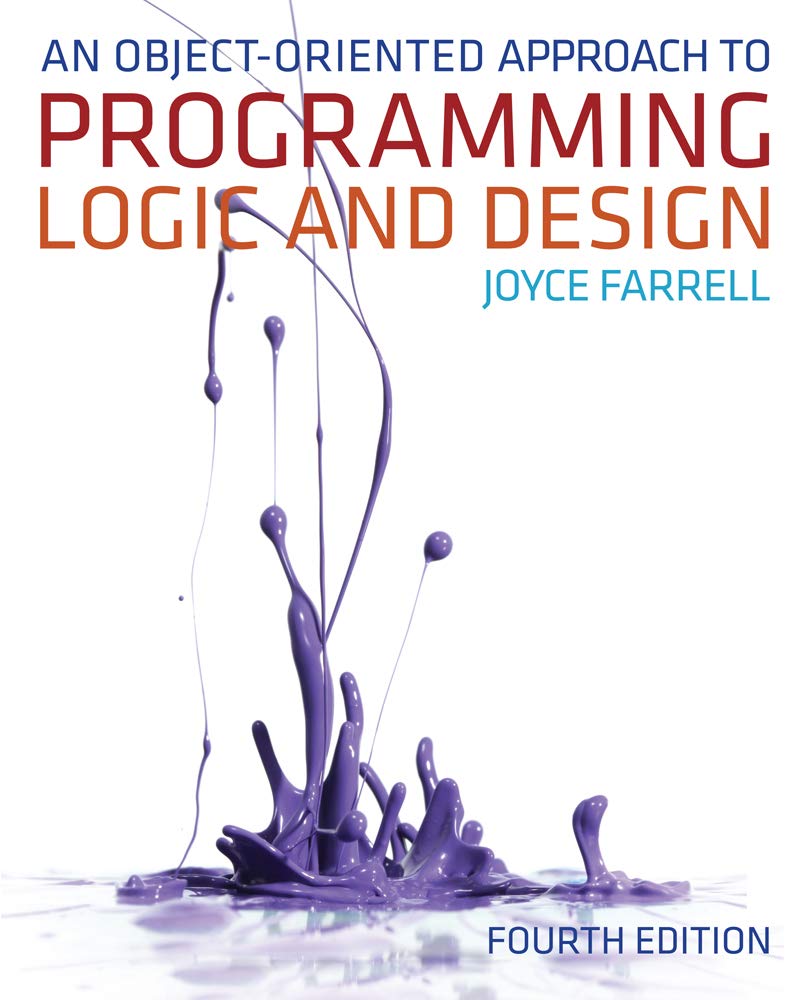 An Objectoriented Approach To Programming Logic And Design