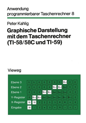 Graphische Darstellung mit dem Taschenrechner: TI58/58C und TI59 (Anwendung programmierbarer Taschenrechner, 8) (German Editio,Used