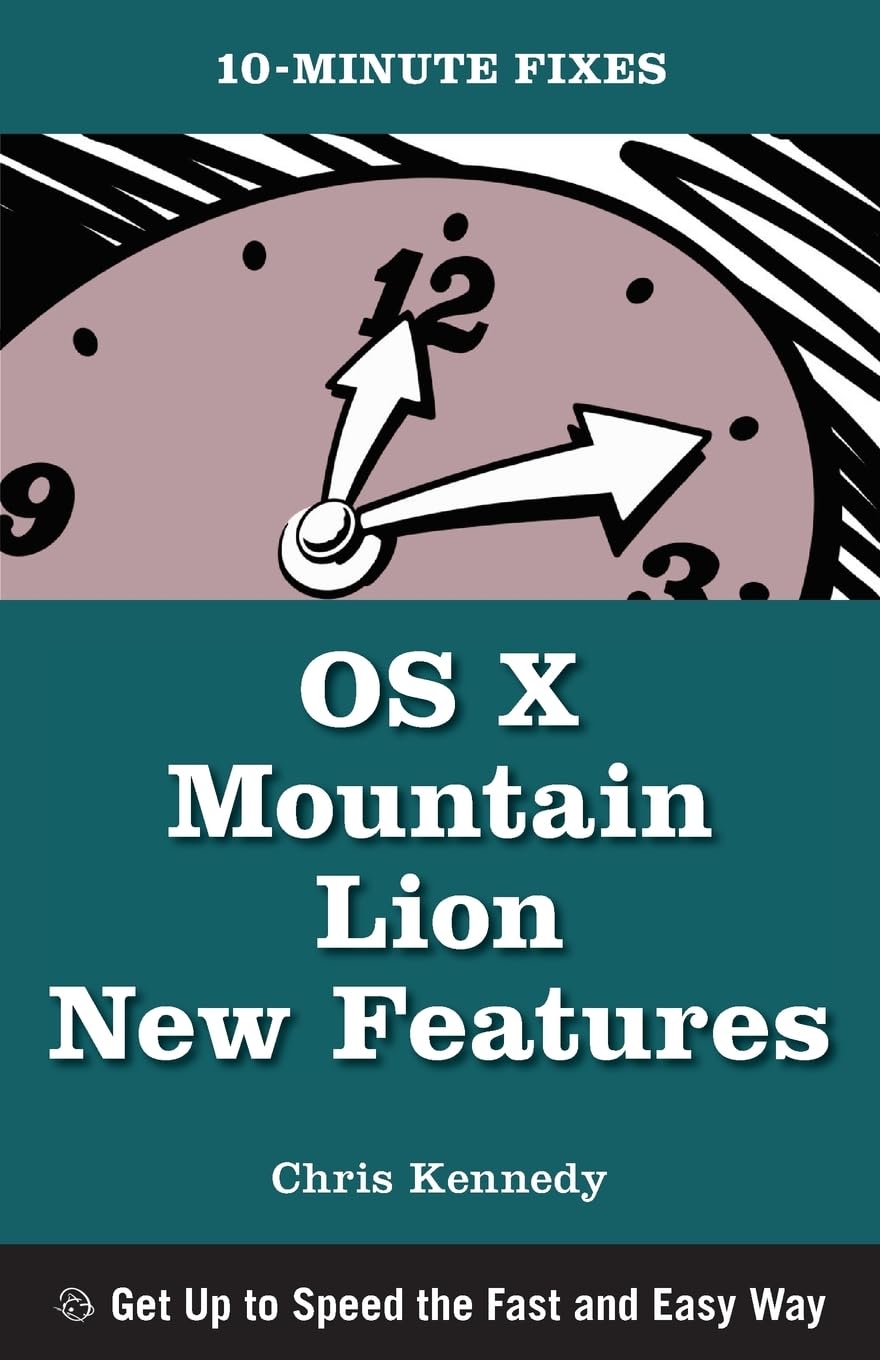 Os X Mountain Lion New Features (10Minute Fixes),Used