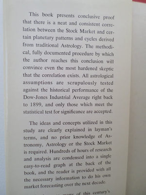 Astrological Warnings & The Stock Market;: A Study Of Astrology And The Startling Correlation Between Planetary Cycles, Investor