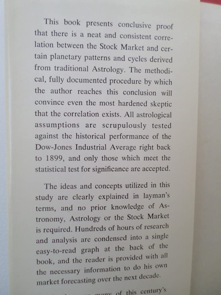 Astrological Warnings & The Stock Market;: A Study Of Astrology And The Startling Correlation Between Planetary Cycles, Investor