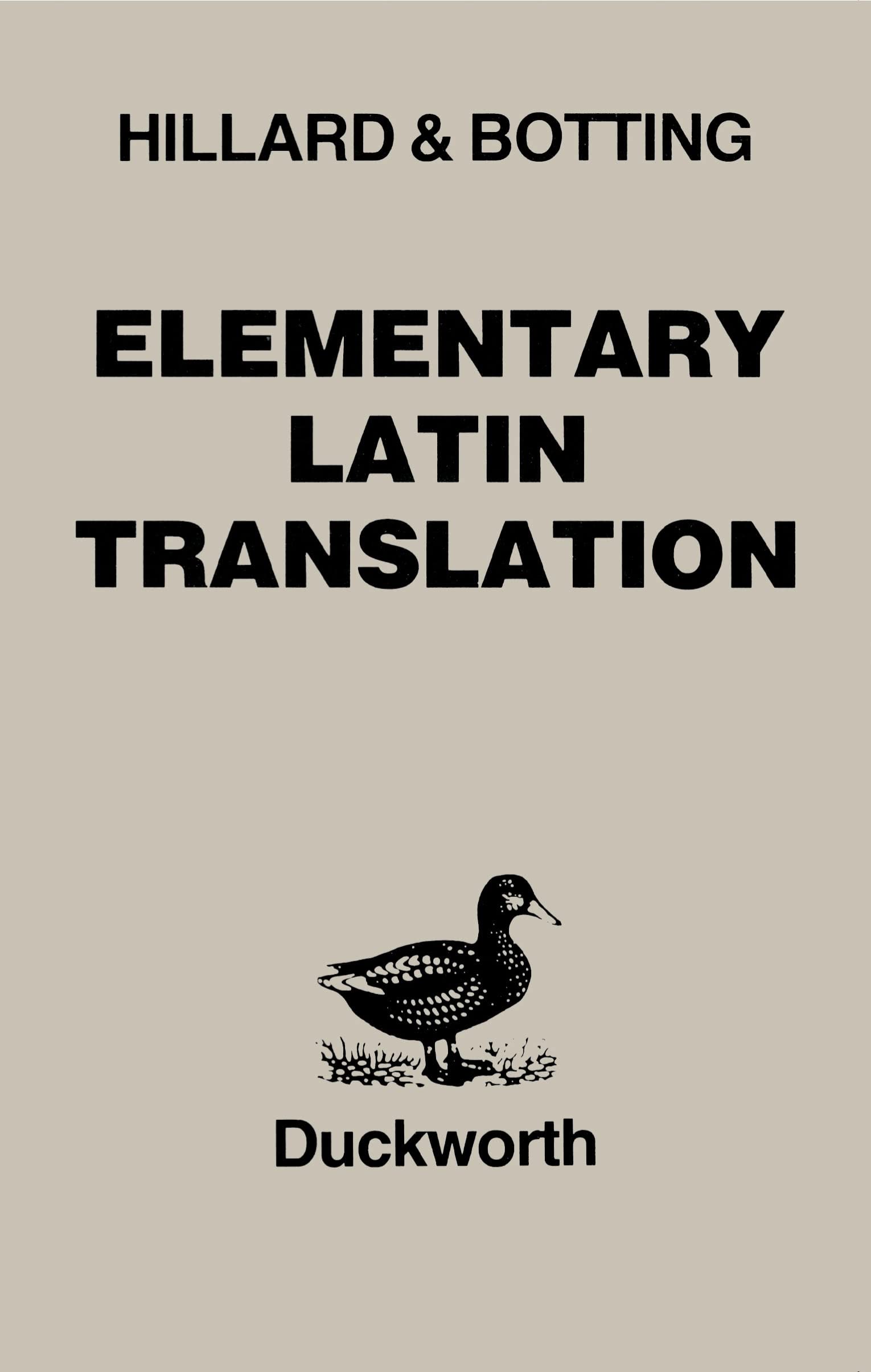 Elementary Latin Translation,Used