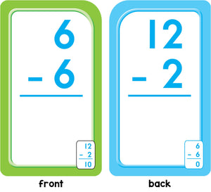 School Zone  Subtraction 012 Flash Cards  Ages 6 And Up, 1St Grade, 2Nd Grade, Numbers 012, Math, Problem Solving, Subtracti,Used