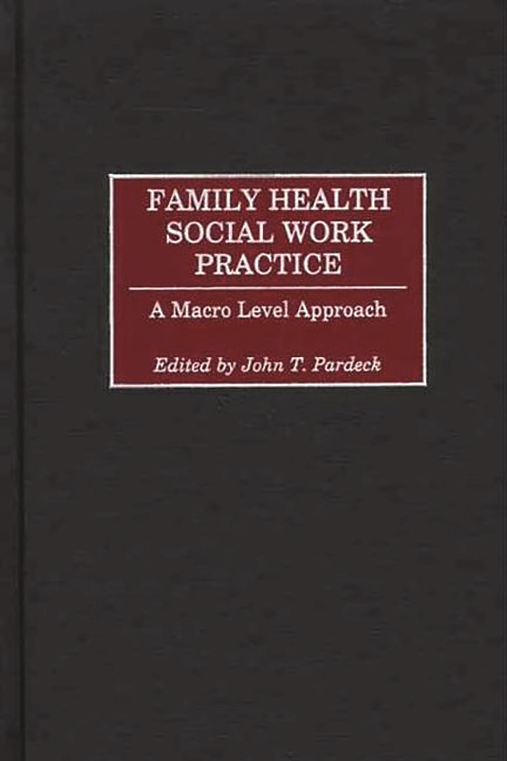 Family Health Social Work Practice: A Macro Level Approach,Used