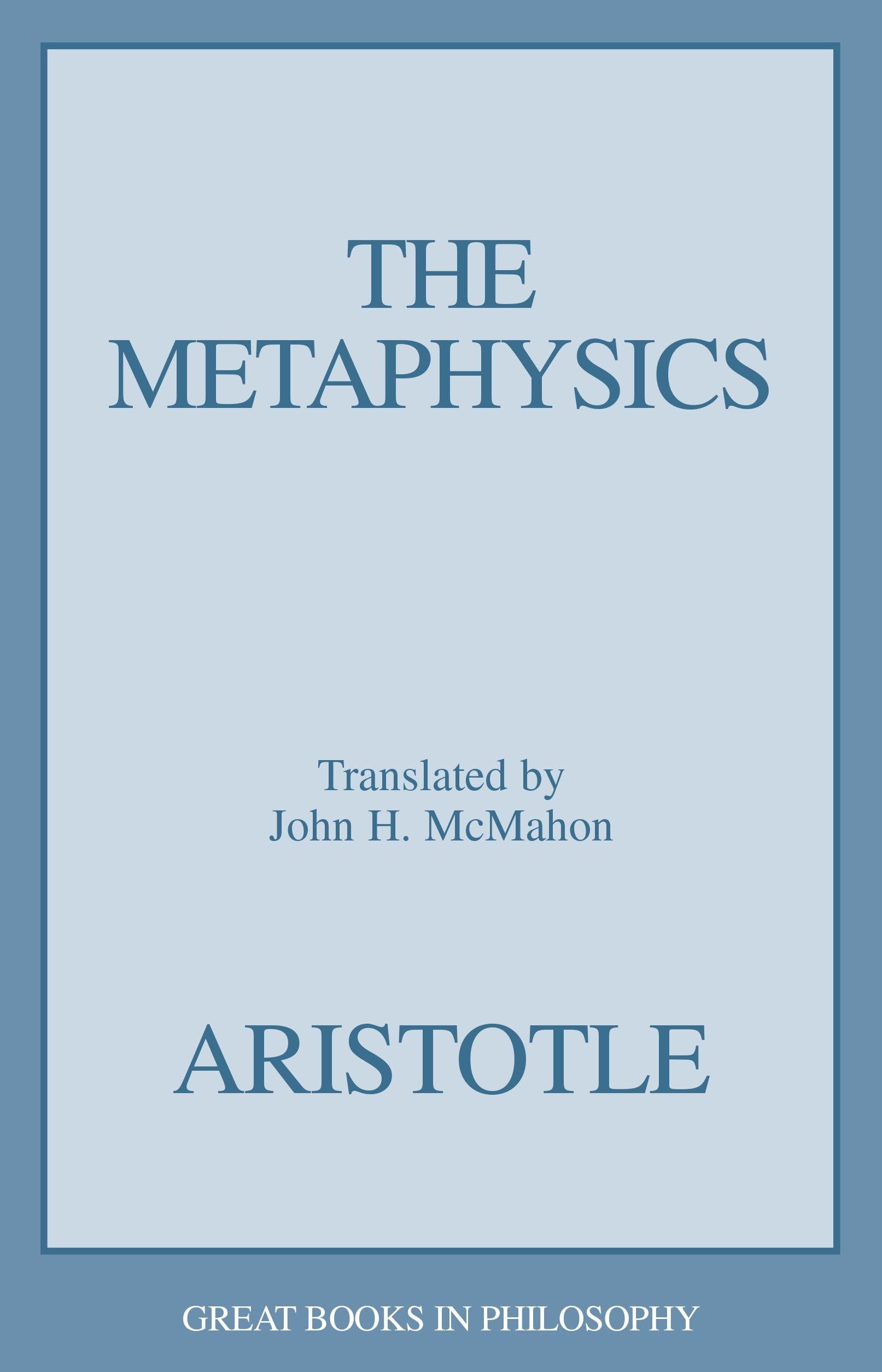 The Metaphysics (Great Books in Philosophy),Used