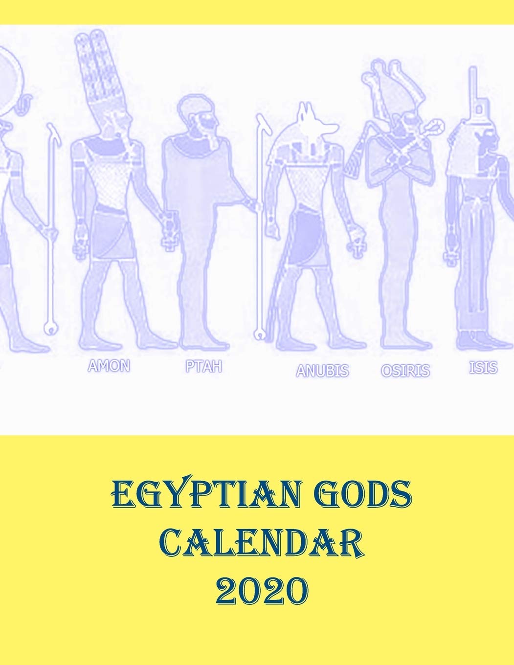 Egyptian Gods Calendar 2020,Used