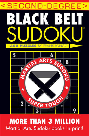 SecondDegree Black Belt Sudoku (Martial Arts Puzzles Series),New