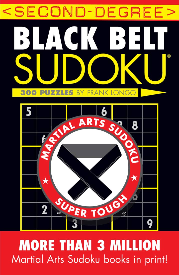 SecondDegree Black Belt Sudoku (Martial Arts Puzzles Series),Used