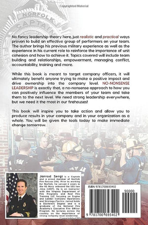 No NonSense Leadership: A Realistic Approach for the Company Officer,Used