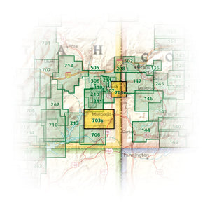 Mantila Sal National Forest Map (National Geographic Trails Illustrated Map, 703)