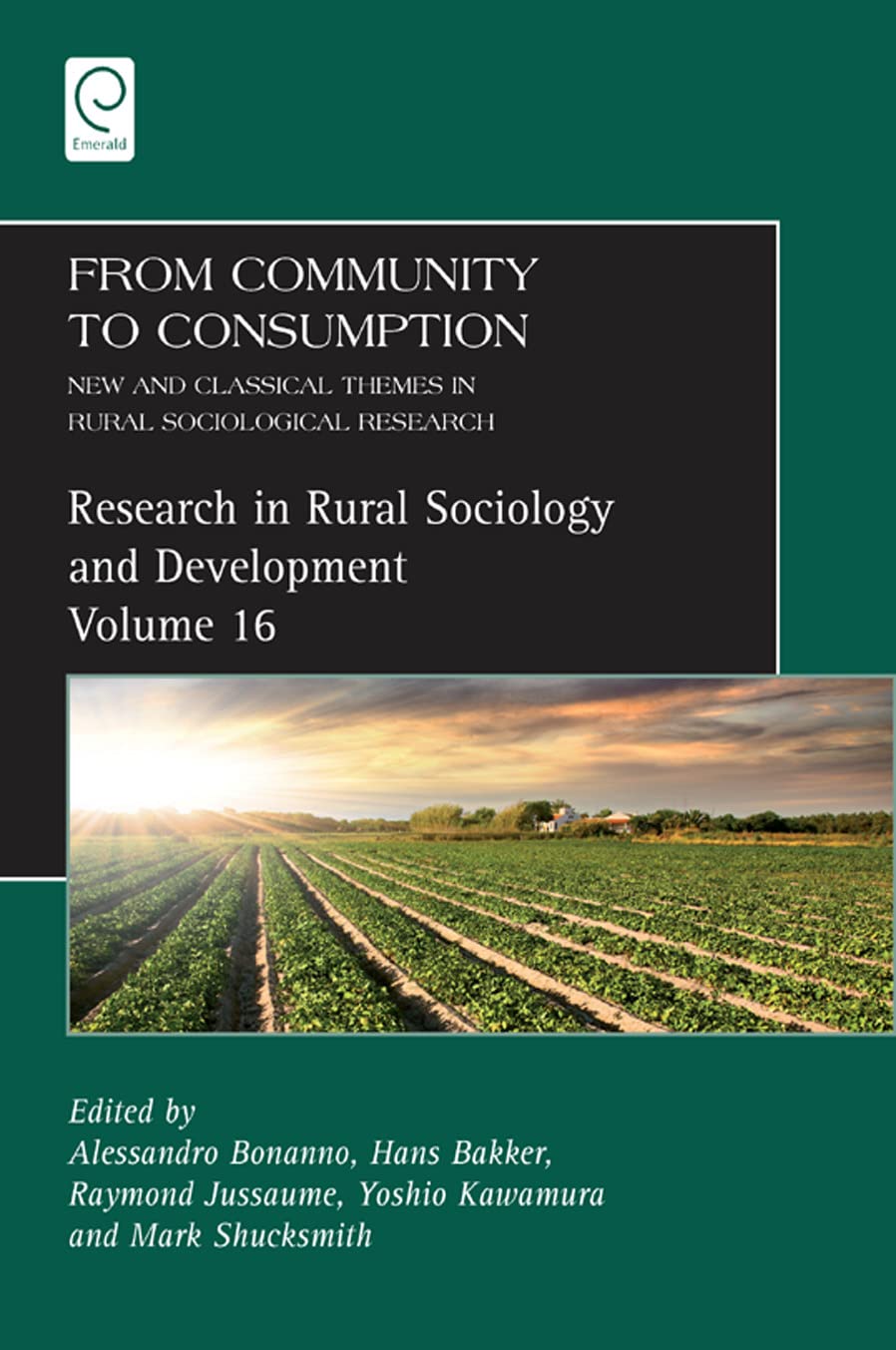 From Community To Consumption: New And Classical Themes In Rural Sociological Research (Research In Rural Sociology And Developm,Used