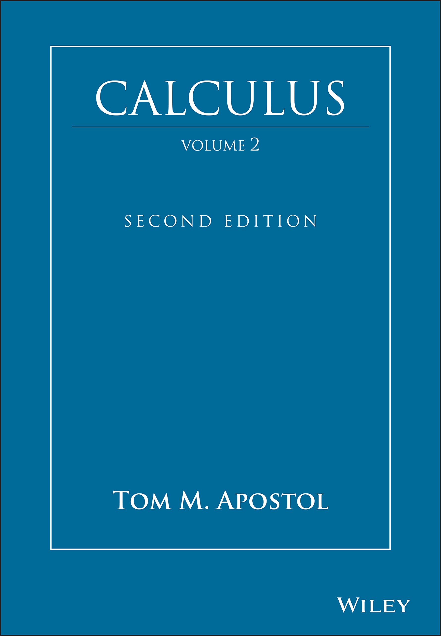 Calculus, Vol. 2: MultiVariable Calculus and Linear Algebra with Applications to Differential Equations and Probability,New
