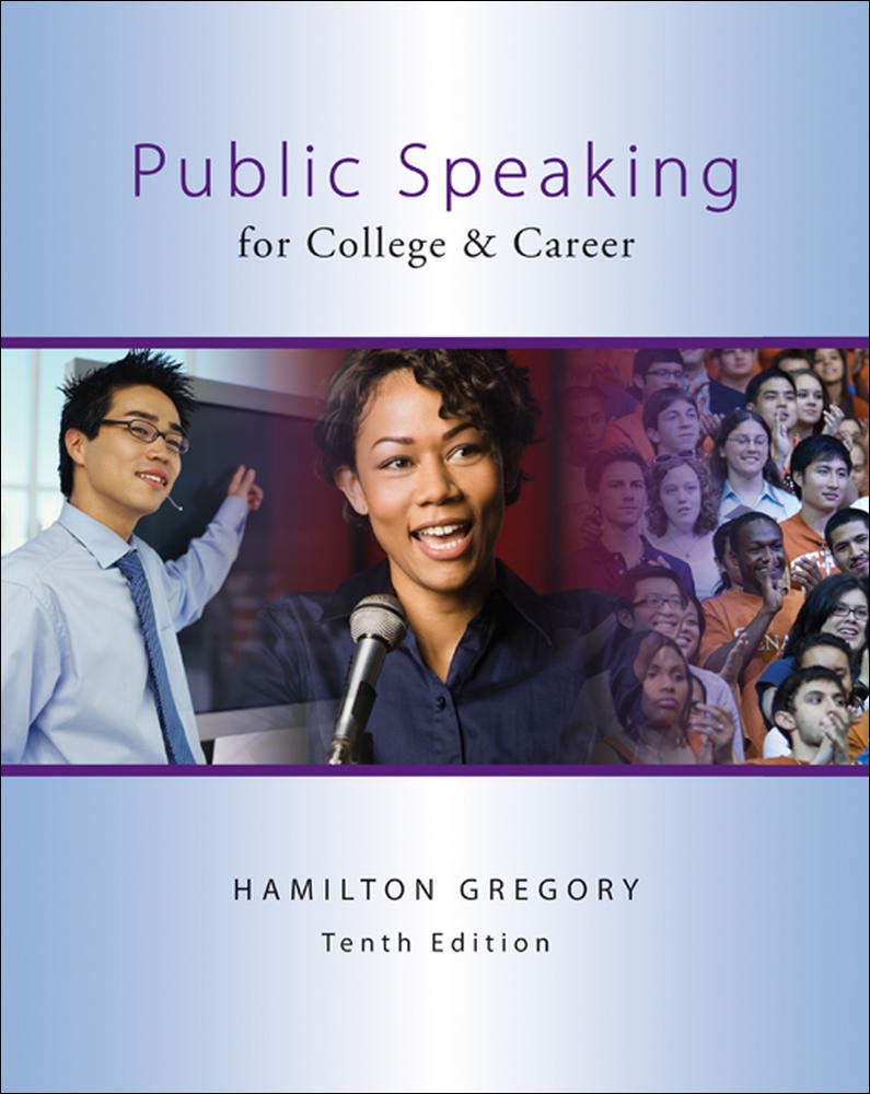 Public Speaking for College & Career with Connect Plus Public Speaking Access Card,Used