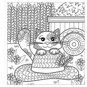 Zendoodle Colorscapes: Calming Kitties: Cozy Cats to Color and Display,Used