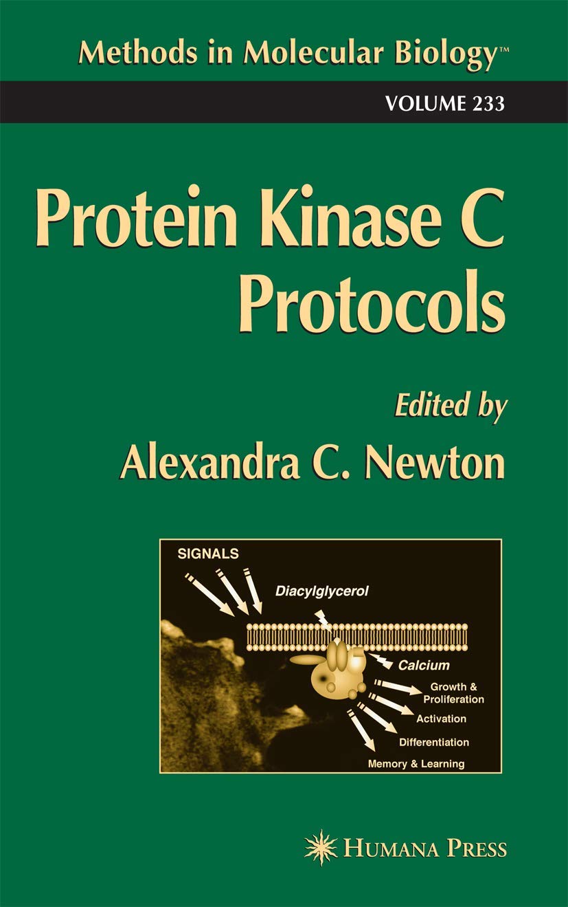 Protein Kinase C Protocols (Methods in Molecular Biology, 233),Used