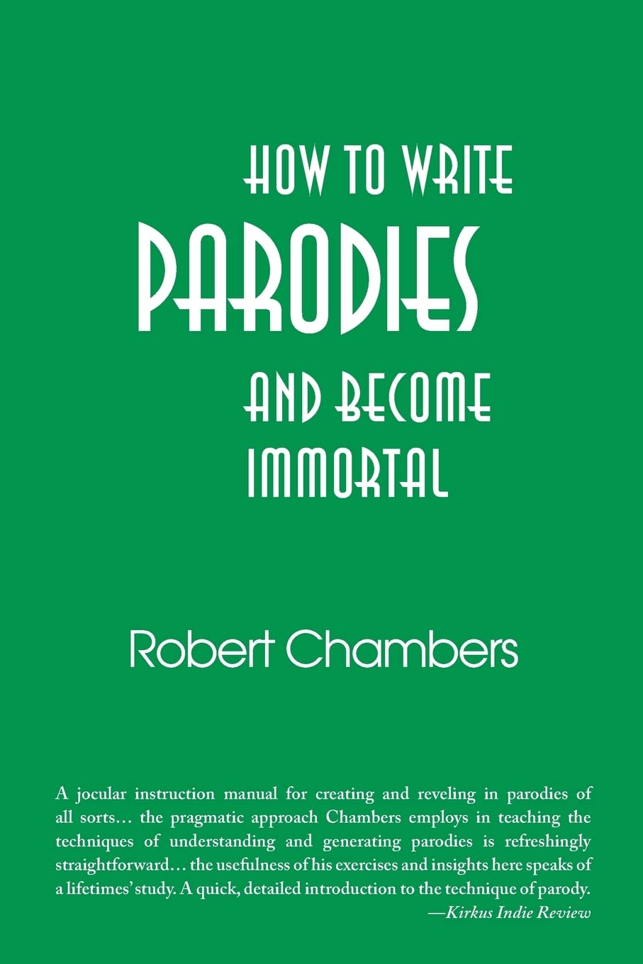 How To Write Parodies And Become Immortal,Used