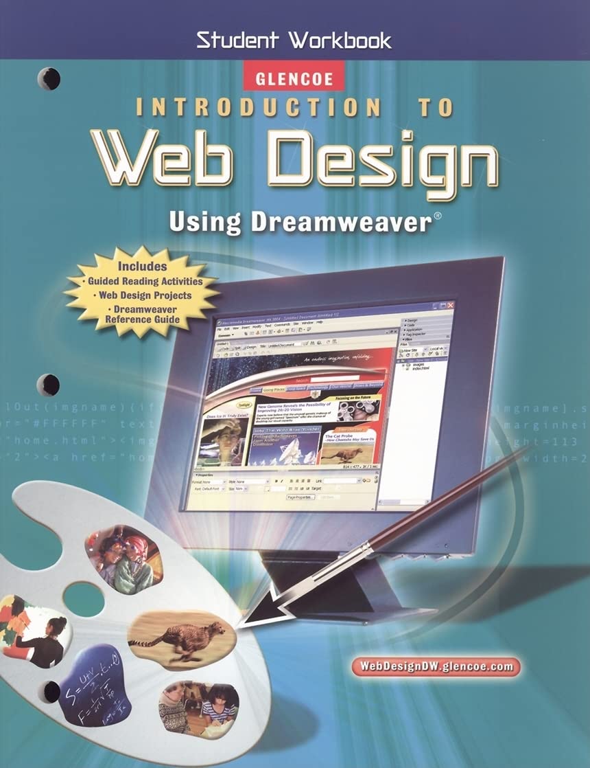 Introduction To Web Design, Using Dreamweaver, Student Workbook,Used